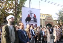 گزارش تصویری مراسم اجتماع سراسری حمایت از مردم مقتدر و کودکان مظلوم غزه 